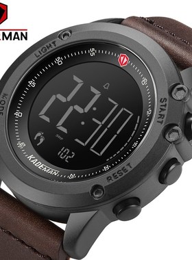 K698 KADEMAN Sports Men's Watch Steps Counter Leather To