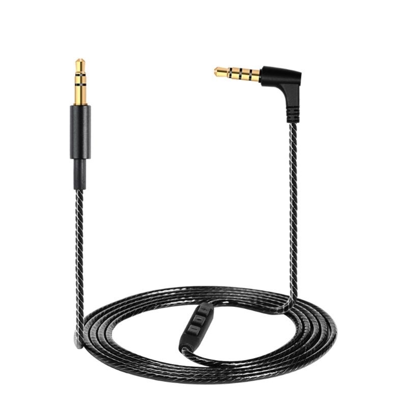 1.5m Braid 3.5mm to 2.5mm 3.5mm Jack Audio AUX Cable Cord W