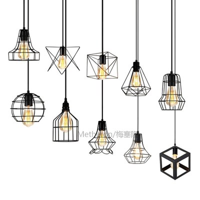 Pendant Light LED Retro Restaurant Hanging Lamp Industrial w