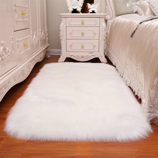Sofa Carpet Floor Mat for Bedroom Luxury Artificial Wool