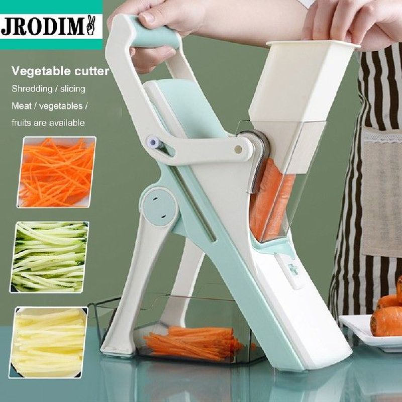 6In1 Multifunctional Vegetable Cutter Slicer Grater Mashed