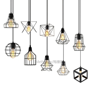 Retro Light Industrial Pendant Lamp Restaurant LED Hanging