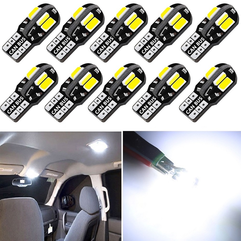 10x Error Free T10 LED W5W 2825 Interior Light Bulb  BMW E46