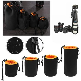 Camera Lens Pouch Bag Neoprene Waterproof Soft Video Full S