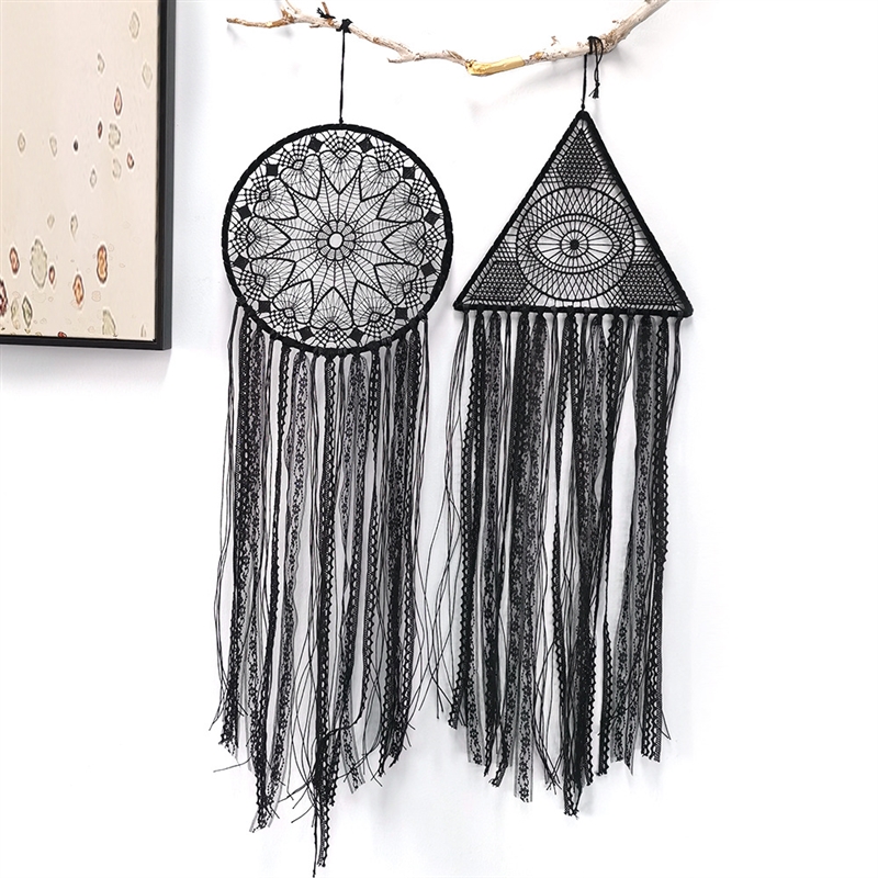 Black Tassel Dreamcatcher Wind Chime Home Decoration Room