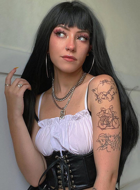 Tie-Up Corset Vest Black Tank Top 绑带束腰托胸马甲黑色小背心