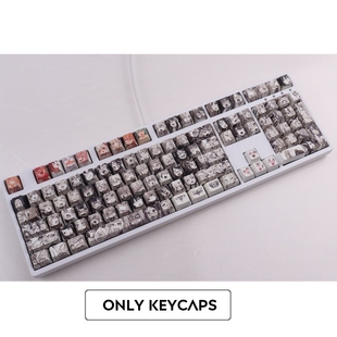 108key PBT Keycap Dye Sublimation OEM Profile Japanese Anime