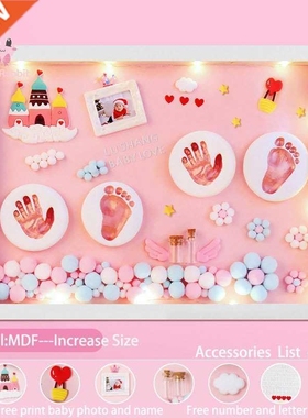 Baby Newborn Gift Set Baby Items Gift Clay Hand Foot  Bab