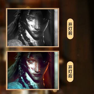 光阴之外许青周边氛围感灯光画小夜灯卧室玄关灯送朋友小礼物摆件