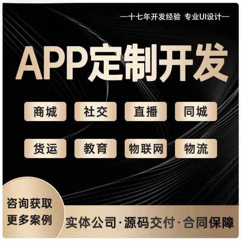 APP小程序定制开发 网站开发 百人团队 独立部署 源码交付