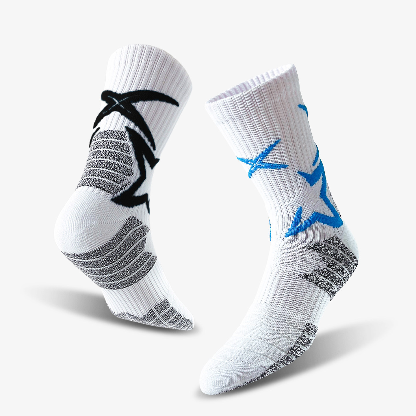 专业实战篮球袜加厚毛巾底高帮男款长筒训练精英闪星2.0运动袜子