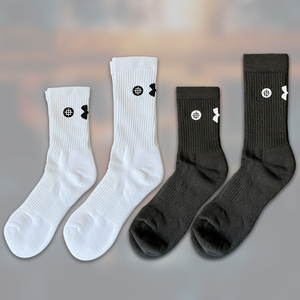 篮球袜U男款A秋冬美式中长筒实战高帮精英袜毛巾底运动跑步白袜子