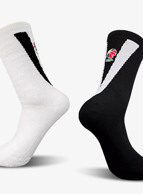 PE篮球袜男长筒实战cba球员版精英美式训练高筒毛巾底运动袜子大V