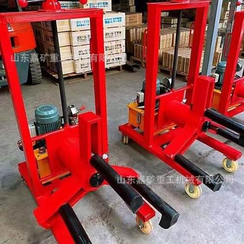 现货仓储 小车式轮降拉马皮带拆卸 FBL-500电动升降式液压拉升马