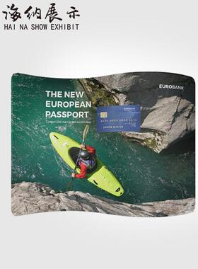 到广州展架S展657会板 布背景形速家展广告背景墙签厂活动快幕艺