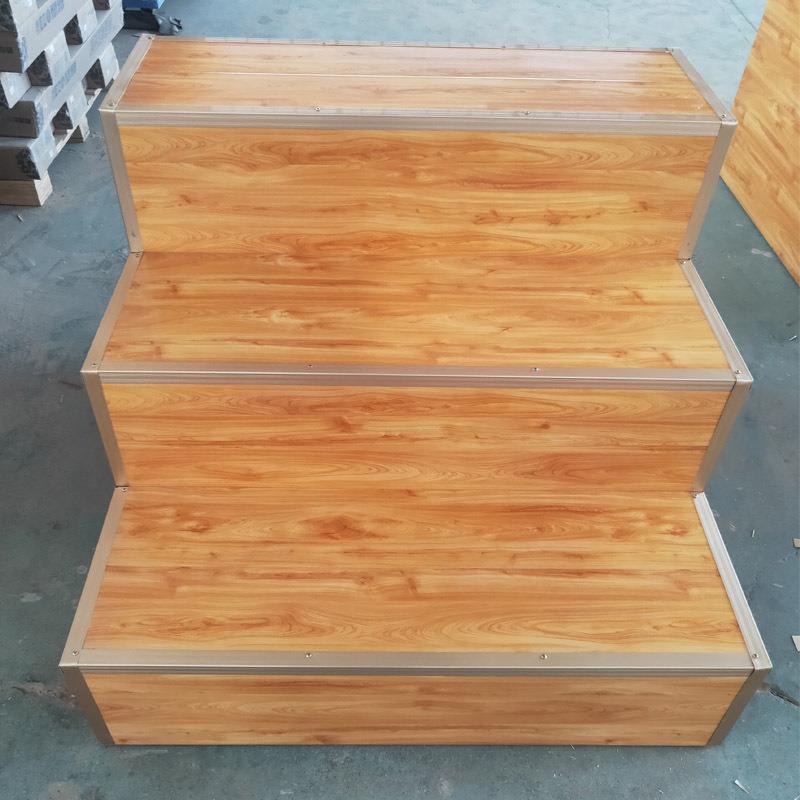 钢木实木教学演地台讲台设计可303移动舞台议产货源会室讲地台