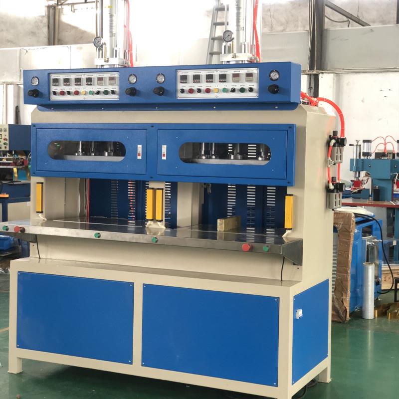 全自动热压型气垫粉热CH-30T-D扑头成盔机内衬压边熔断机30T高频