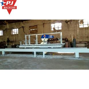 大径圆推木方木锯 短料硬杂木裁板PJ-350锯 PJ-350型双台电机多口