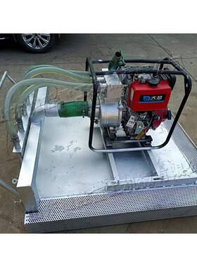 农用压高喷荸水采藕机 船式莲藕不锈钢收获机马蹄茨菇 LUD荠收获