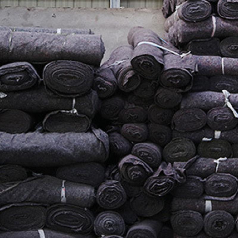 毛大棚防寒布棉保温 公路养护毛669毡毯毡工业毛毡布黑心毡