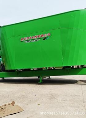 养殖场饲草牧丝搅拌揉机场草料混合拌料机卧式双绞日粮制龙JHC备