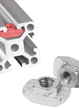 404船0铁镀镍欧标块形T型螺母滑铝型材螺768母船型螺丝螺母M/5/M6