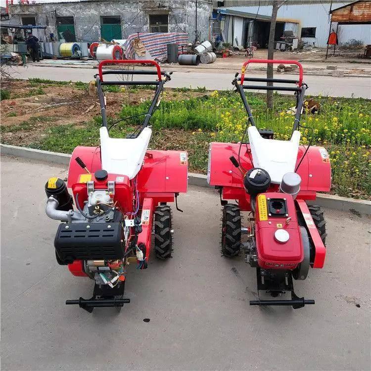 农用小型多功能手扶旋耕机  18RCD6型油厂四驱开沟旋耕机旋耕汽机
