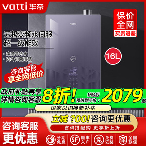 华帝i12253S-16燃气热水器ES5L一级能效水伺服零冷水