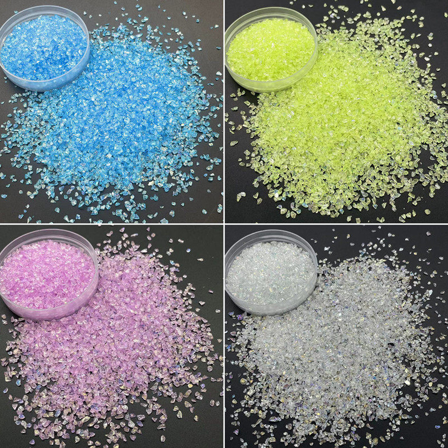大王扇diy材料大王扇花扇工具懒人玻璃碎石扇手工材料应援色碎石
