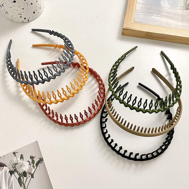 磨砂防滑压发2023年新款洗脸头箍