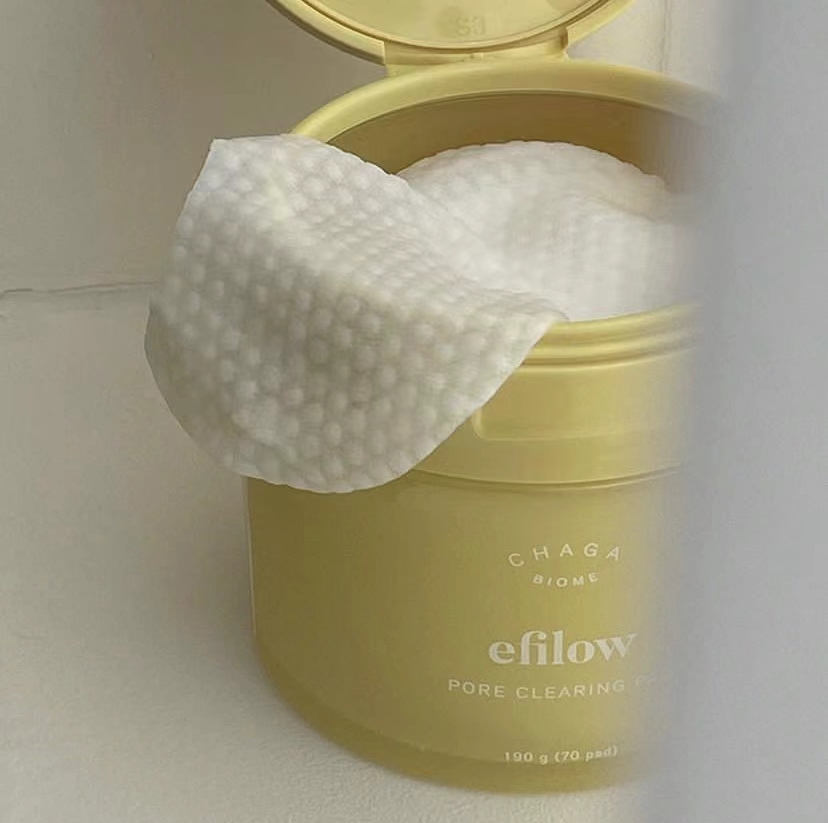 毛孔二次清洁efilow白桦茸棉片