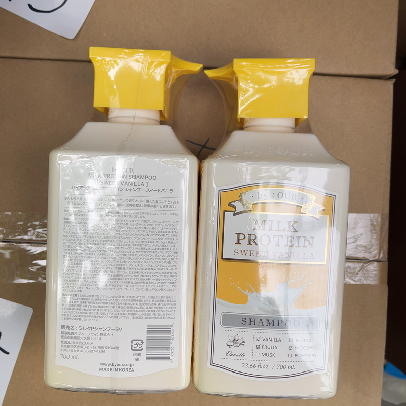韩国牛奶蛋白洗发水700ml/瓶保税仓直发