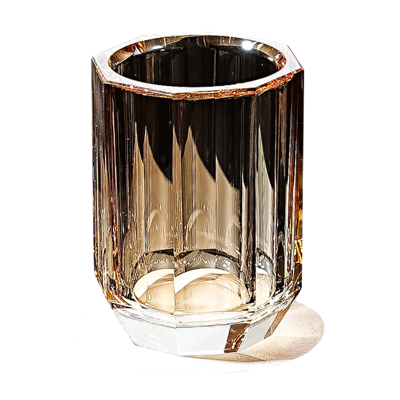 奢华水晶玻璃洗漱杯一家三口牙杯