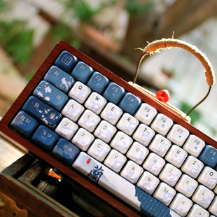 嗨元创兰亭集序原厂QX3机械键盘键帽moa全五面热升华矮轴键帽ADA