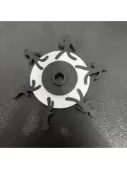 3D Printed Stickman Running Dynamic Fingertip Spinner Visual Illusion Running Figure Stress-Relief Toy Finger Toy