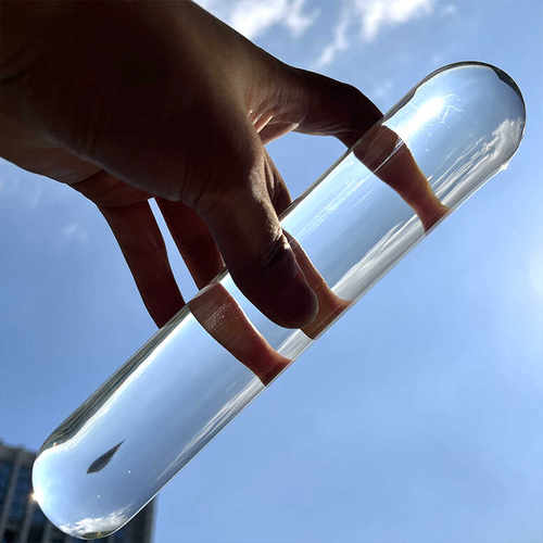 Customized glass rod4.5cm直径23cm长高硼硅实心玻璃擀面杖