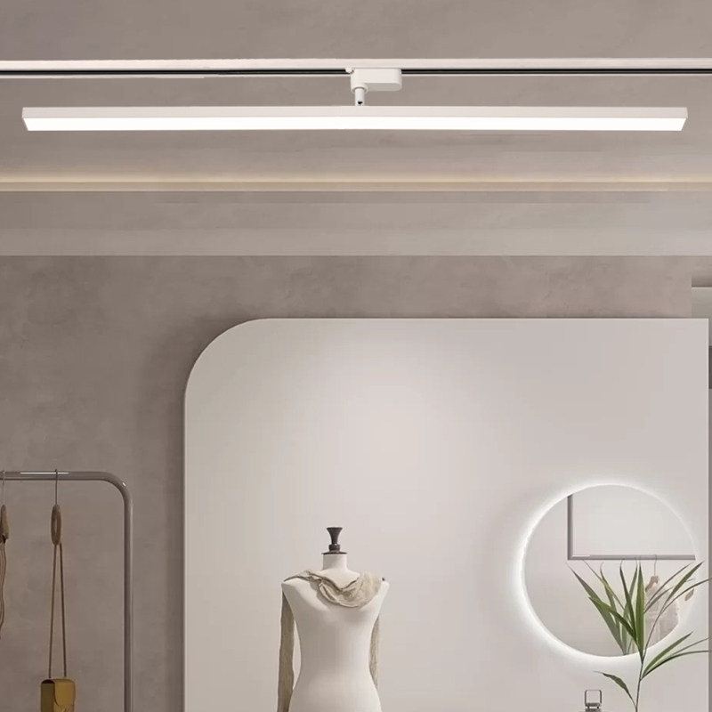 轨道灯散光led射灯超市服装店铺长条照明超亮商用路轨补光灯5000k