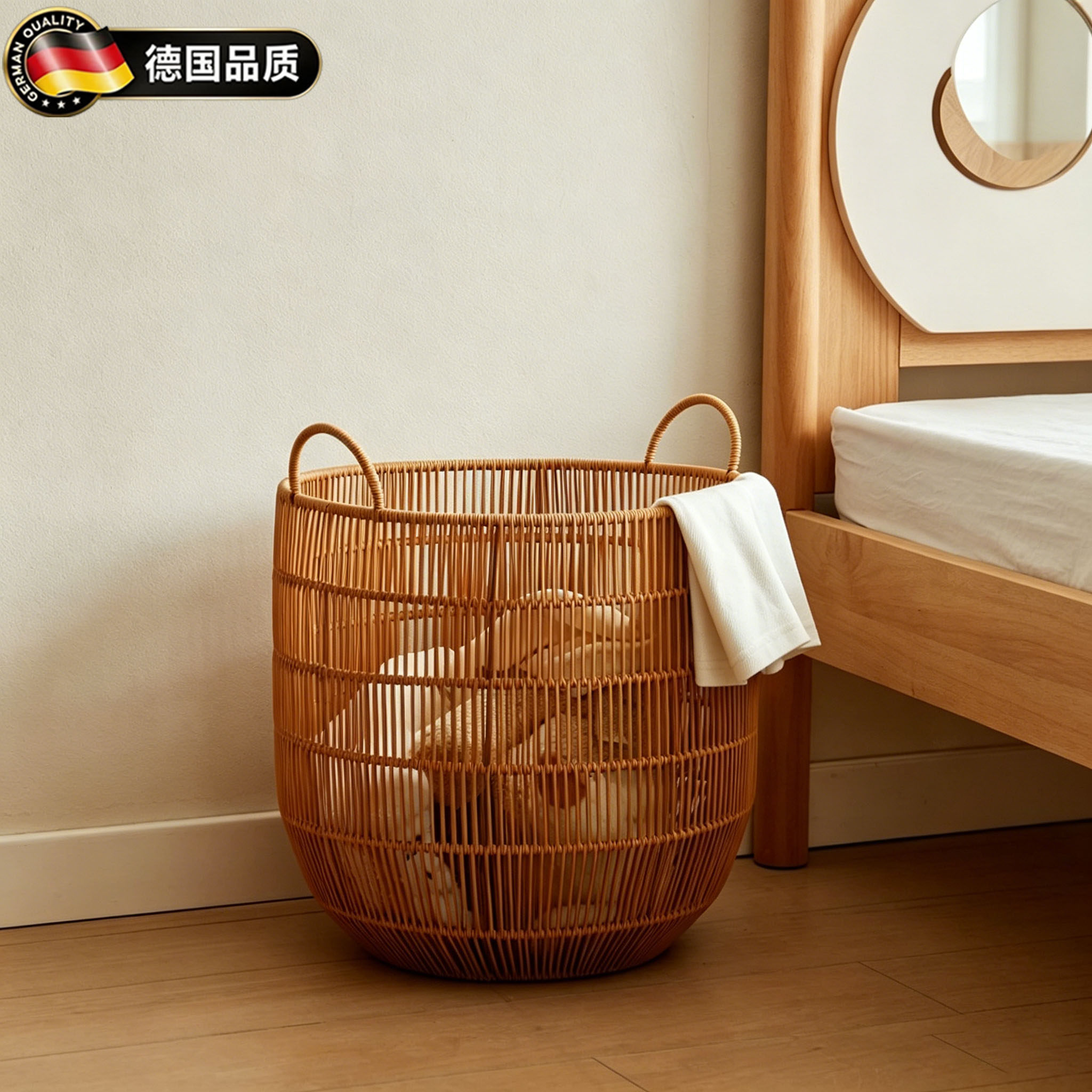 仿藤编脏衣篮家用脏衣篓收纳筐