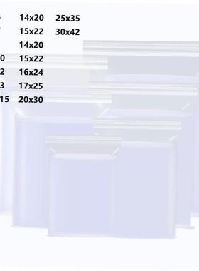 Zip Lock Plastic Bags Transparent Packaging Poly Ziplock Bag