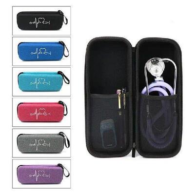 Travel Carrying Case Portable Stethoscope Storage Box Mesh