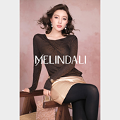 MELINDA 优雅细闪金葱扭结百搭针织打底上衣 法式 荆棘玫瑰