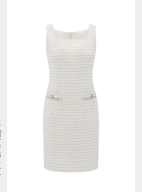 MELINDA LI原创设计经典款小香风背心裙新款气质优雅连衣裙