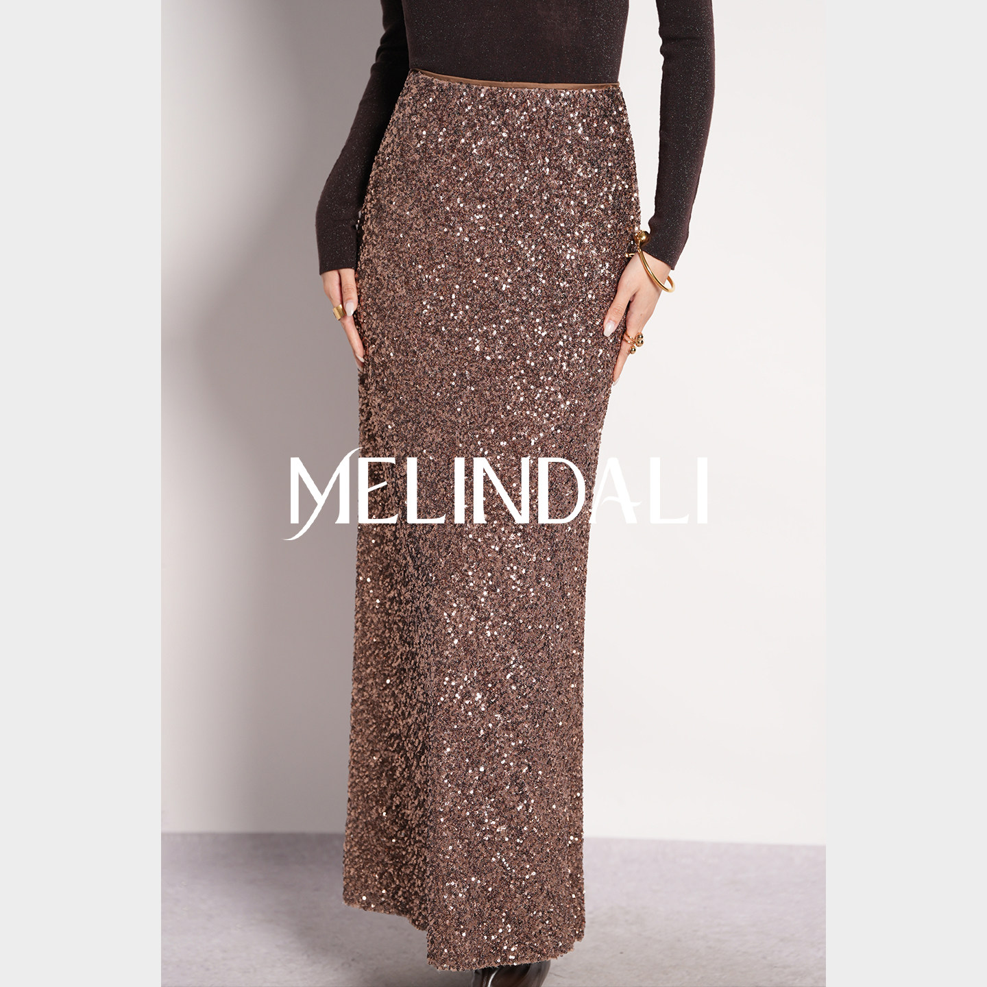 MELINDA LI【银河粉钻】法式重工鎏光珠片聚会氛围感斜裁A字半裙,女装/女士精品,半身裙,淘宝优惠券,粉丝福利购,淘宝优惠卷