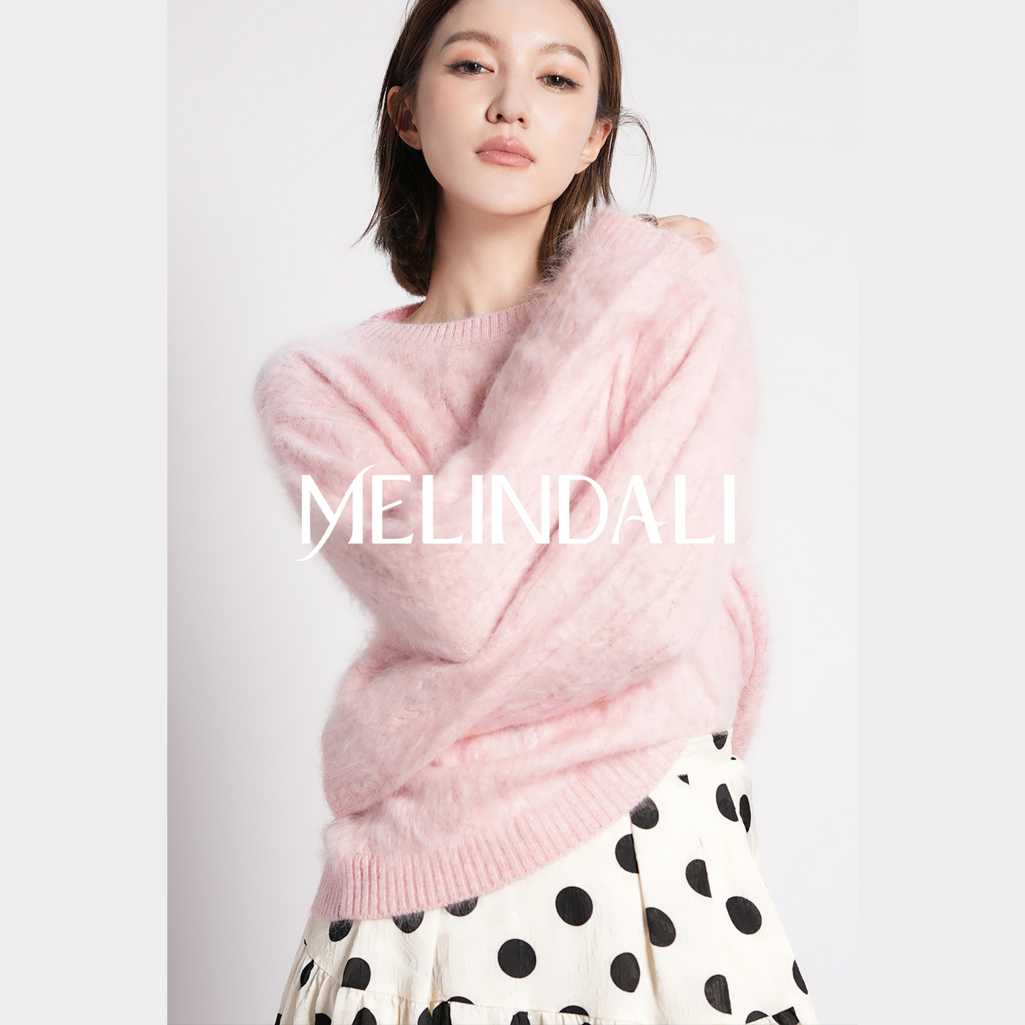 MELINDA LI【柔暖绒绒】100绵羊毛圆领复古绞花慵懒舒适麻花毛衣