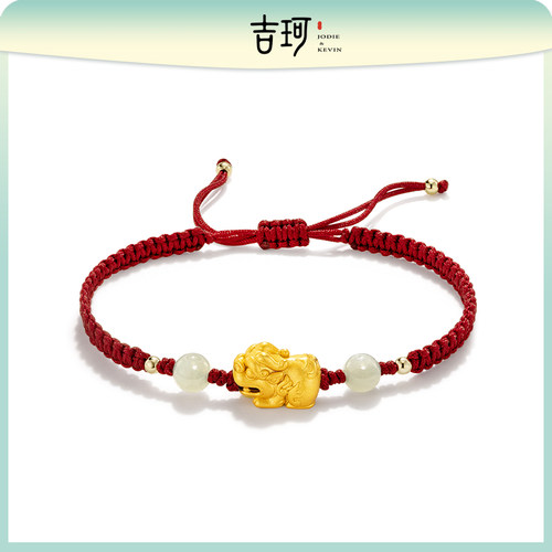 吉珂情侣貔貅和田玉手链