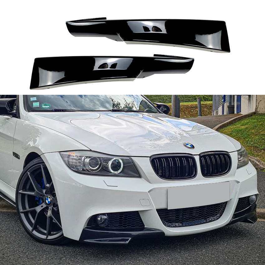 适用宝马3系 E90 320i 330i M-Tech LCI 2009-2012前杠包角改装