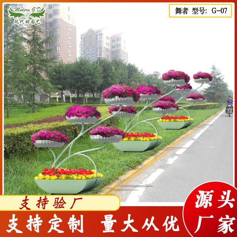 直售景观花器舞者艺术造型园林工花盆