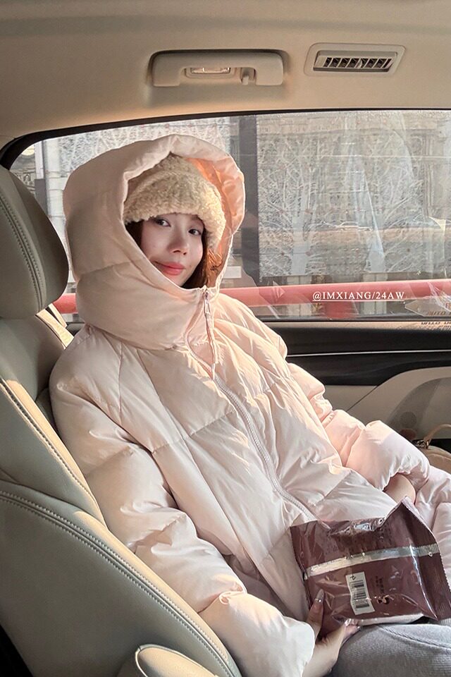云朵泡芙羽绒服女冬季ins新款中长宽松小个子超好看保暖棉服外套