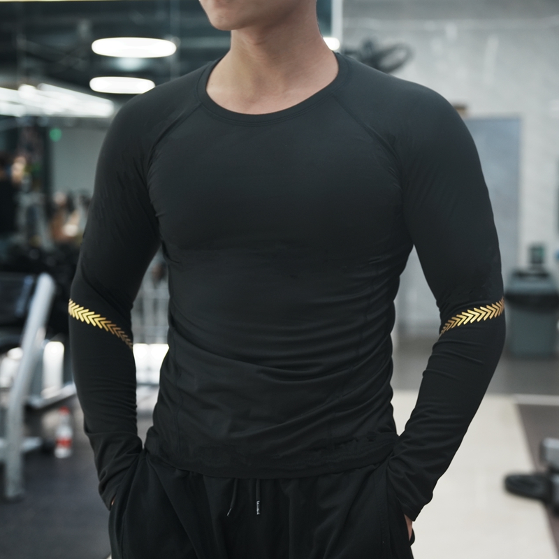 秋冬加绒运动套装男健身衣服