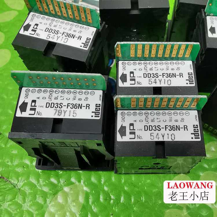 。DD-F6N-R 红色负逻辑数码管10进制 日本IDEC原装二手拆S机件怎么样,好用不?